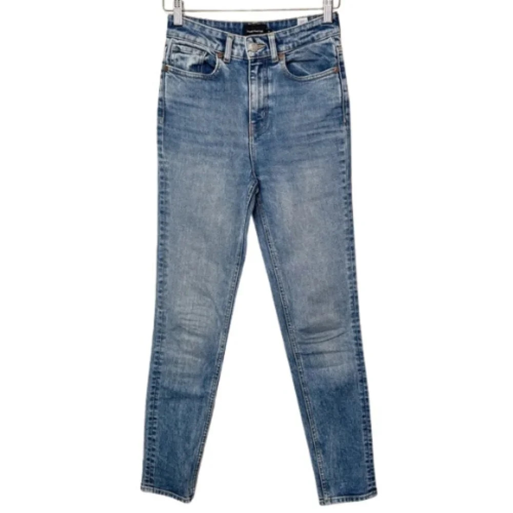 Frank And Oak Womens 25 High Rise Skinny Jeans